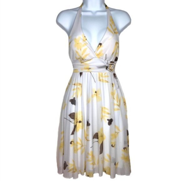 Speechless White & Yellow Floral Sundress … - Picture 1 of 6